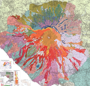 Carta geologica del Vesuvio