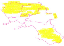 Visualizzazione copertura aerofotogrammetrica 1989