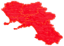 Visualizzazione copertura aerofotogrammetrica 1998