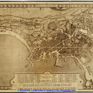 Mappa storica di Napoli