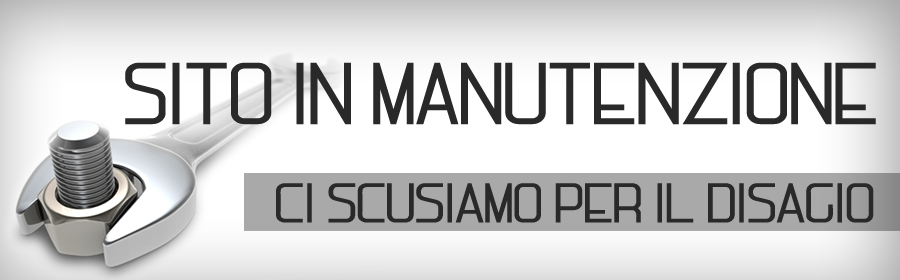 Sito in manutenzione